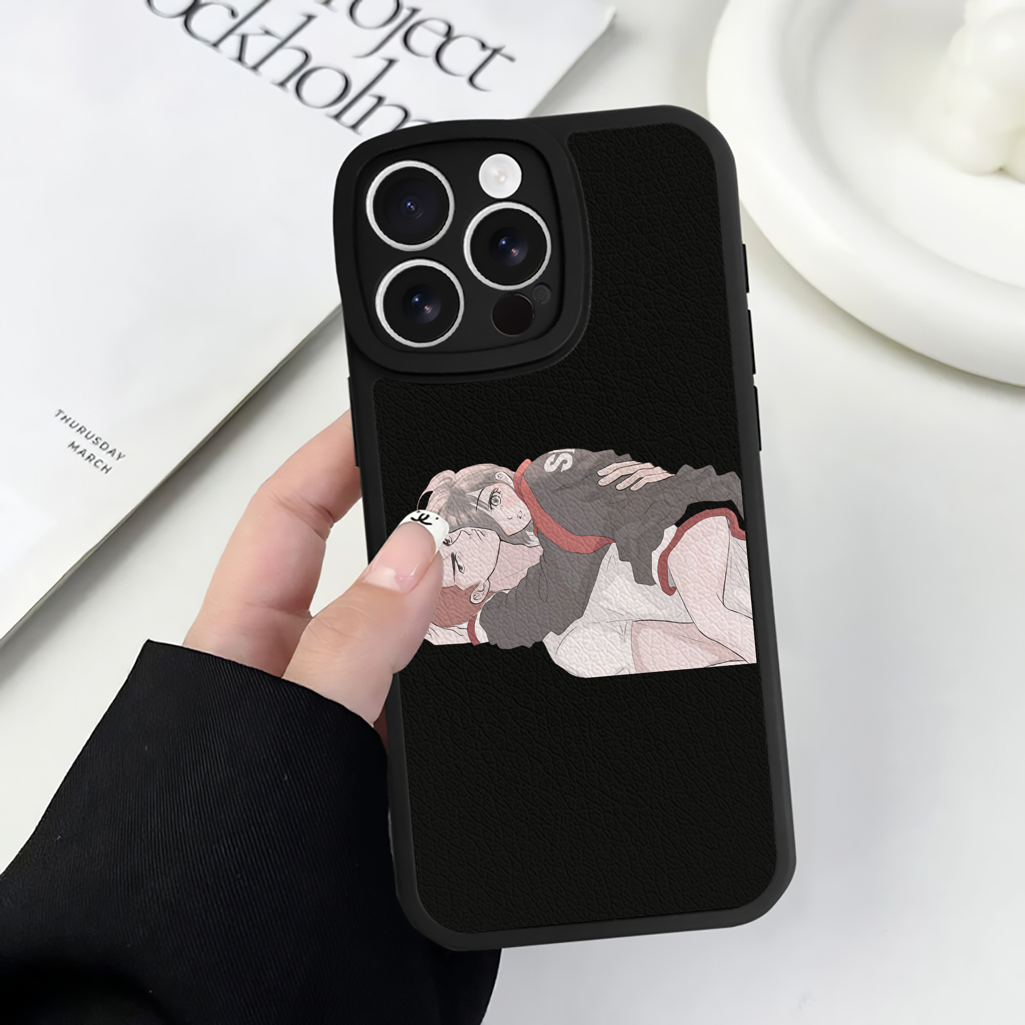 （画像用） SLAM DUNK／スラムダンク 【iPhone 16シリーズ対応】シリコンスマホケース（レザー調） 材質：シリコン
